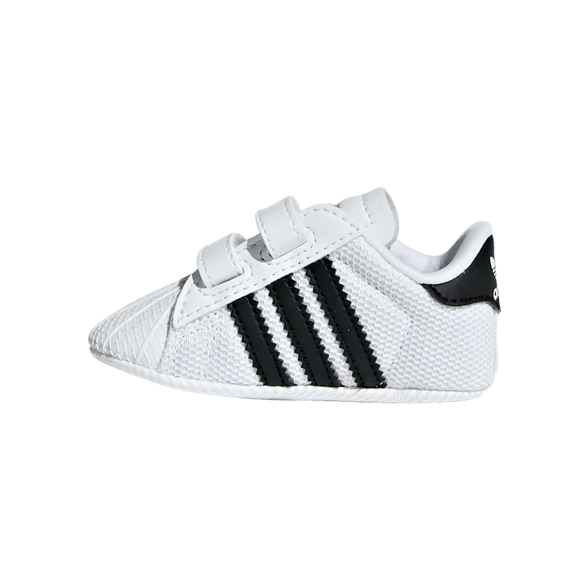 Adidas Superstar Crib – Sneakers neonato bianche con strisce nere