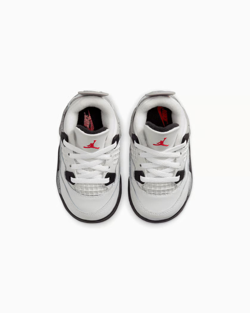 Jordan 4 white cement bambini