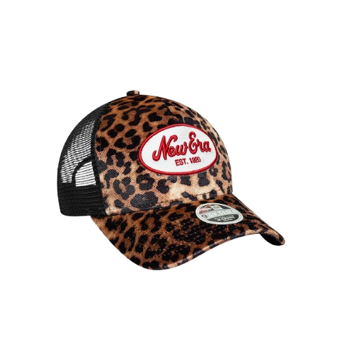Cappello new era leopard con rete